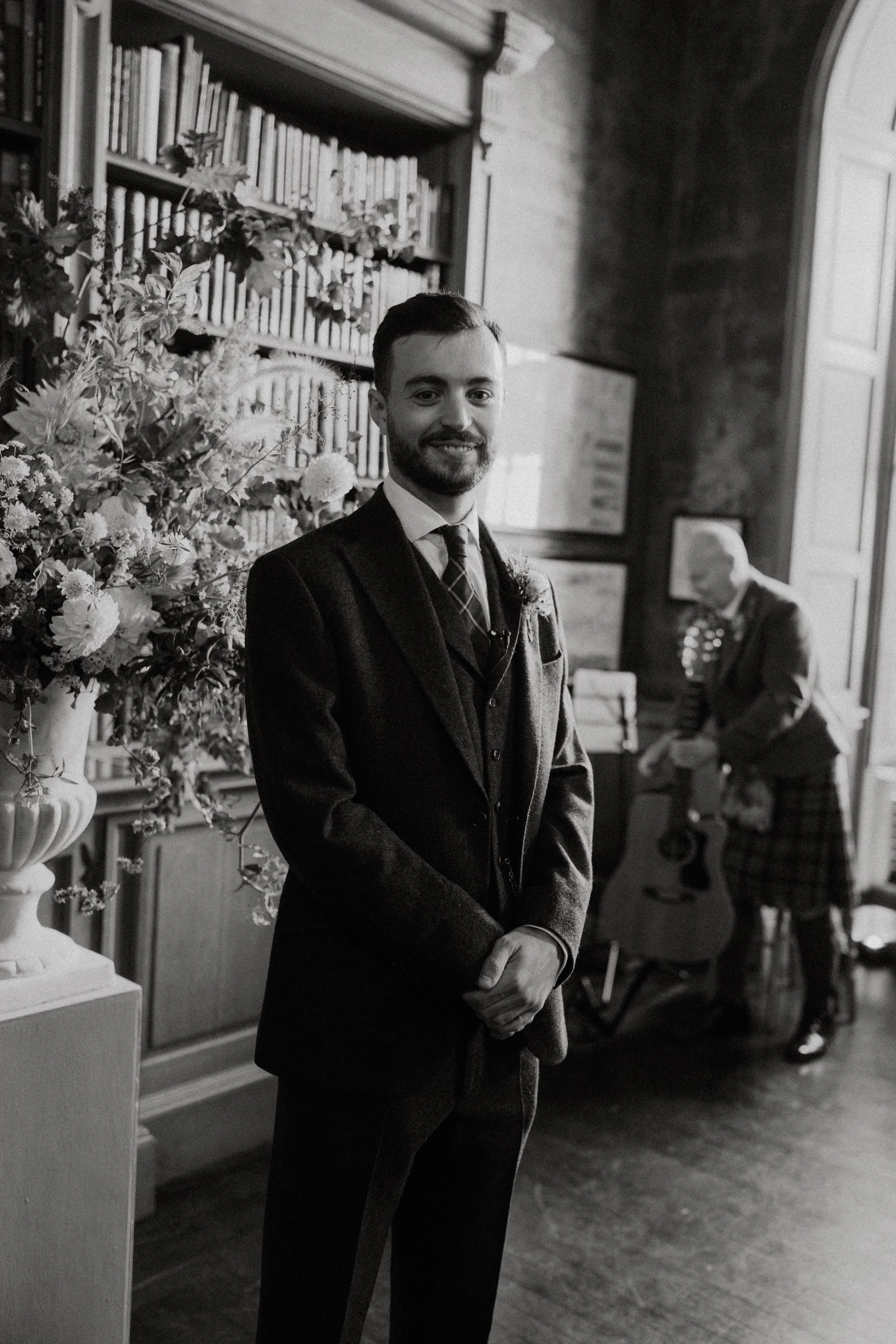 Barnbougle-Castle-Wedding-Library-Room-Ceremony-1