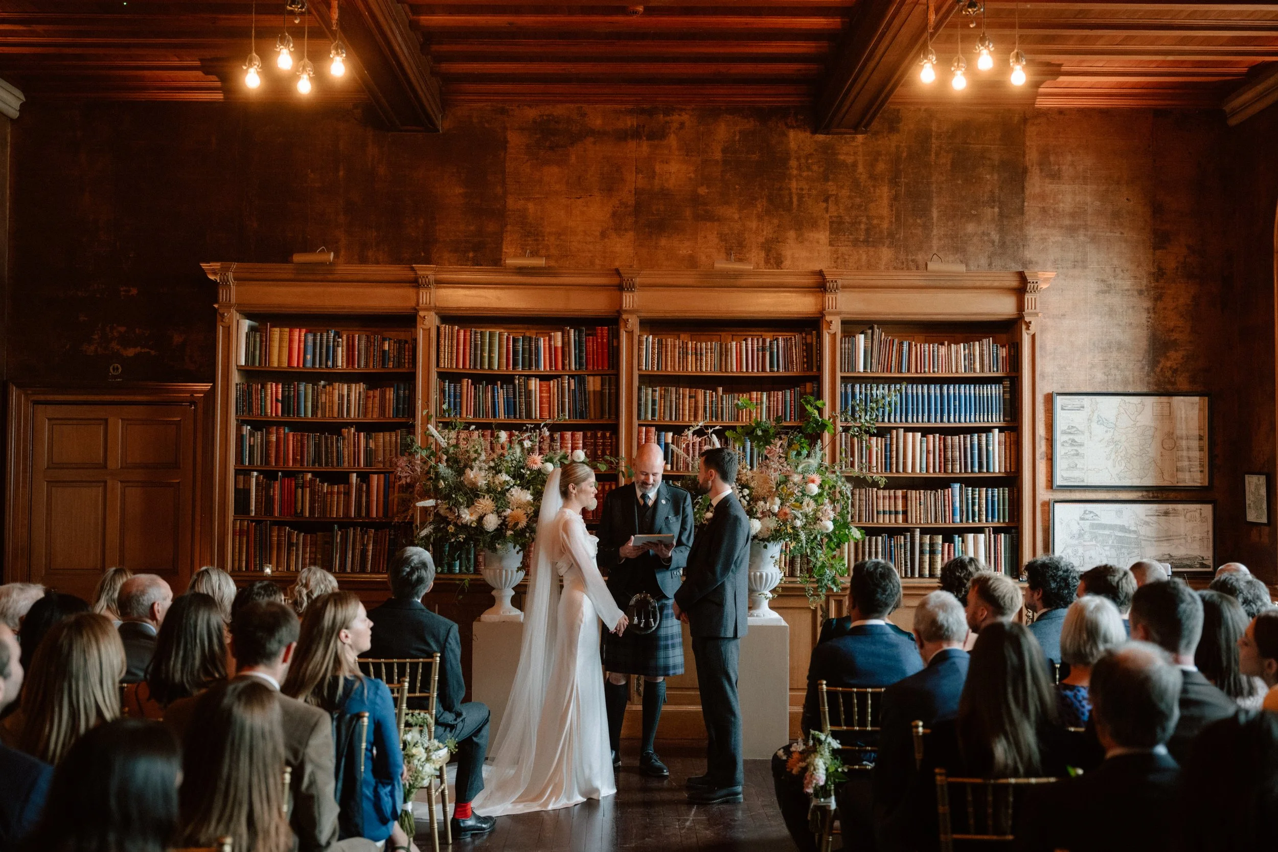 Barnbougle-Castle-Wedding-Library-Room-Ceremony-3