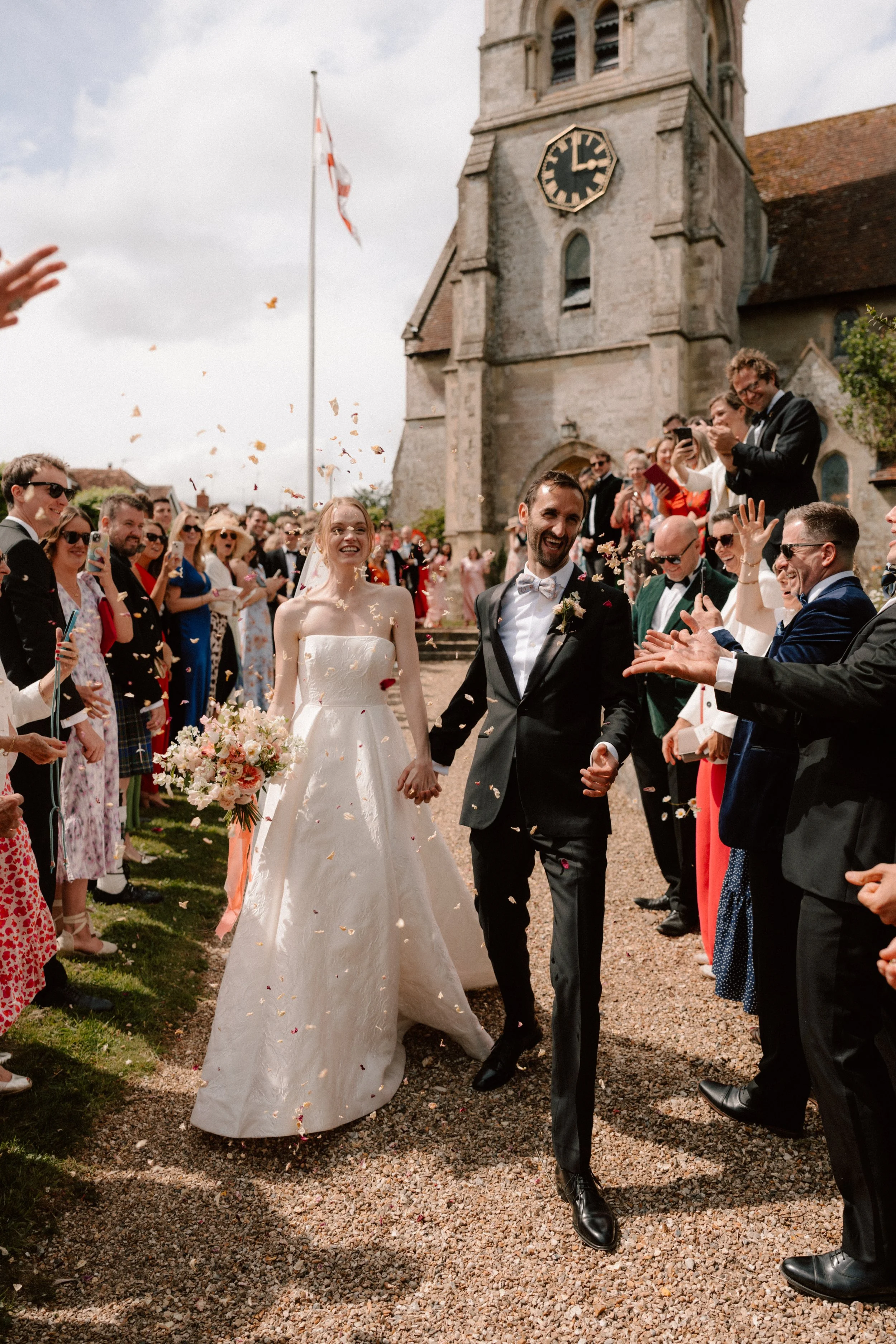 Hatch House Wiltshire Wedding Confetti