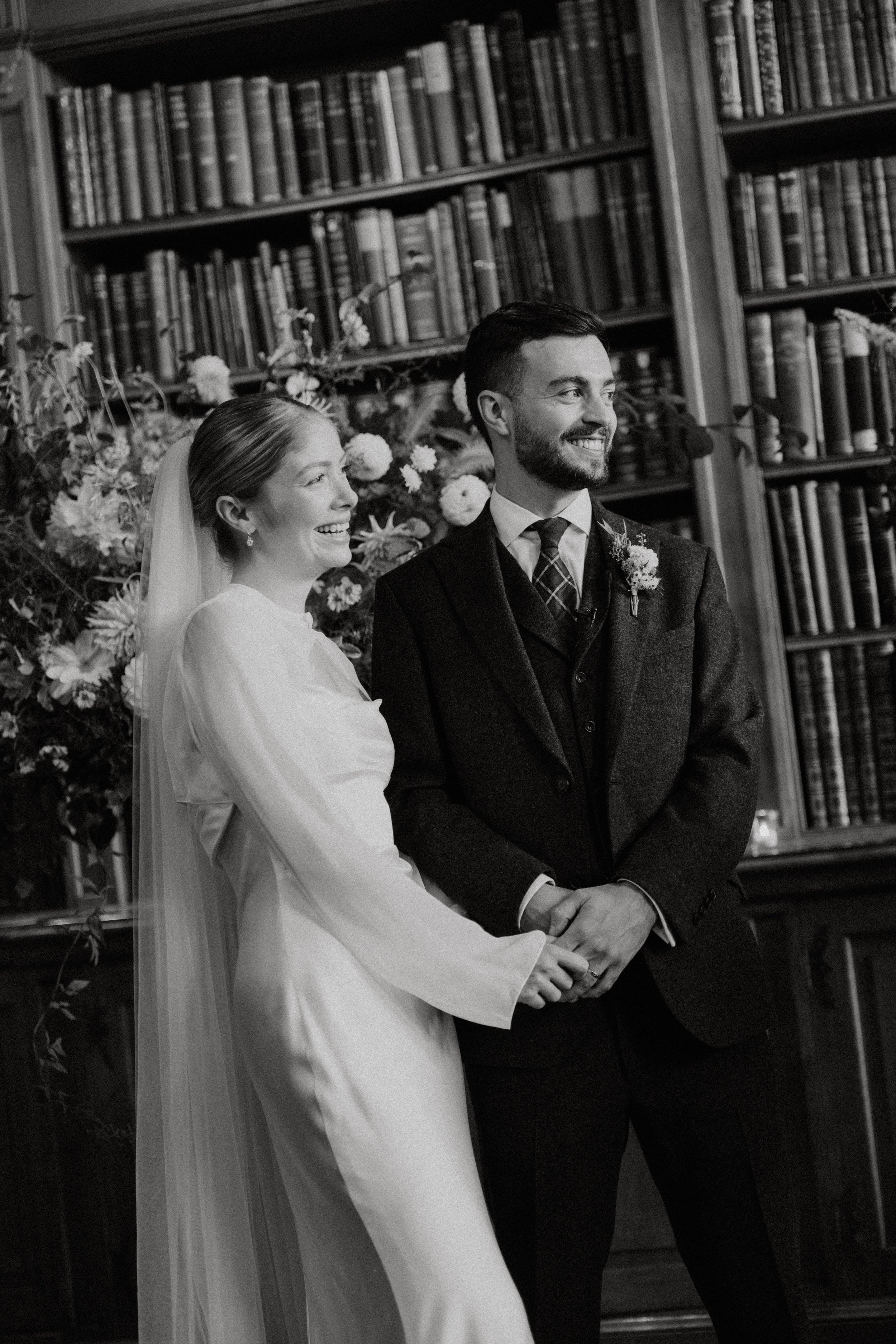 Barnbougle-Castle-Wedding-Library-Room-Ceremony-8