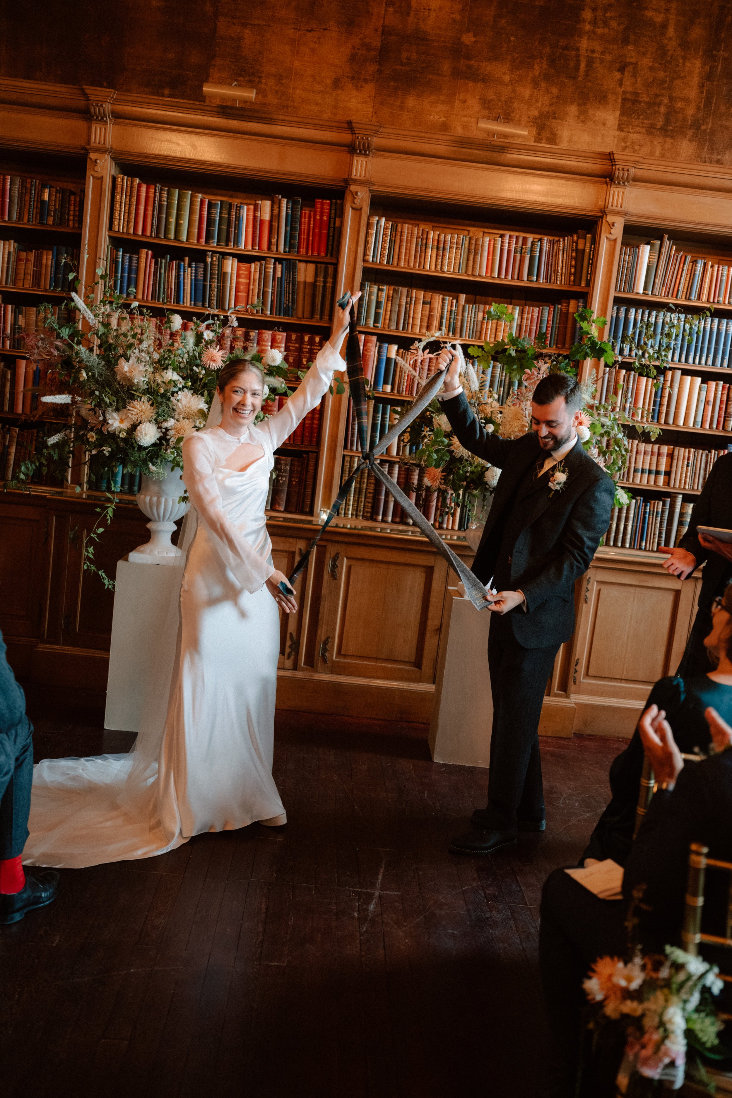 Barnbougle-Castle-Wedding-Library-Room-Ceremony-5