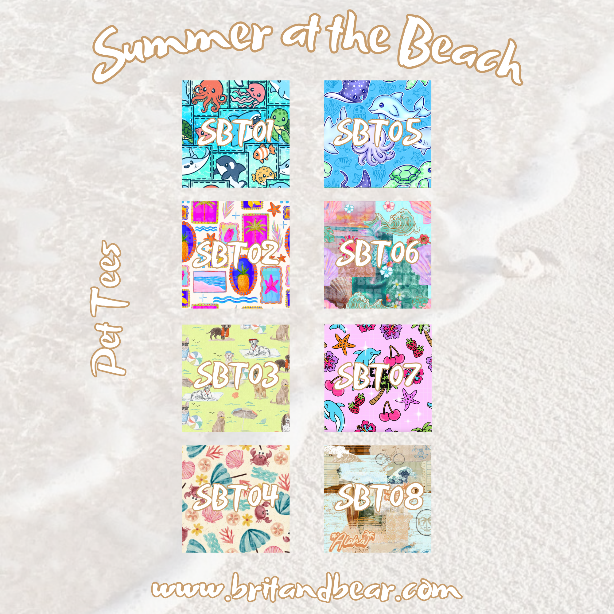 Summer at the Beach | Pet Tees