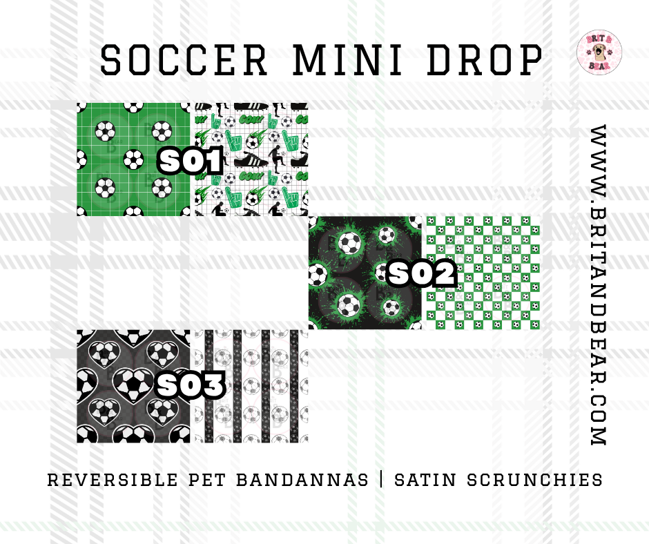 Soccer | Scrunchie Duo