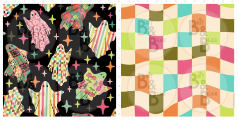 Dopamine Ghosts Reversible Pet Bandanna