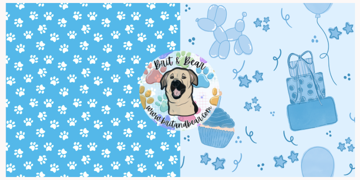 HBD (Blue) | Bandanna