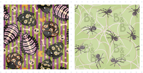 Halloween Bugs Reversible Pet Bandanna