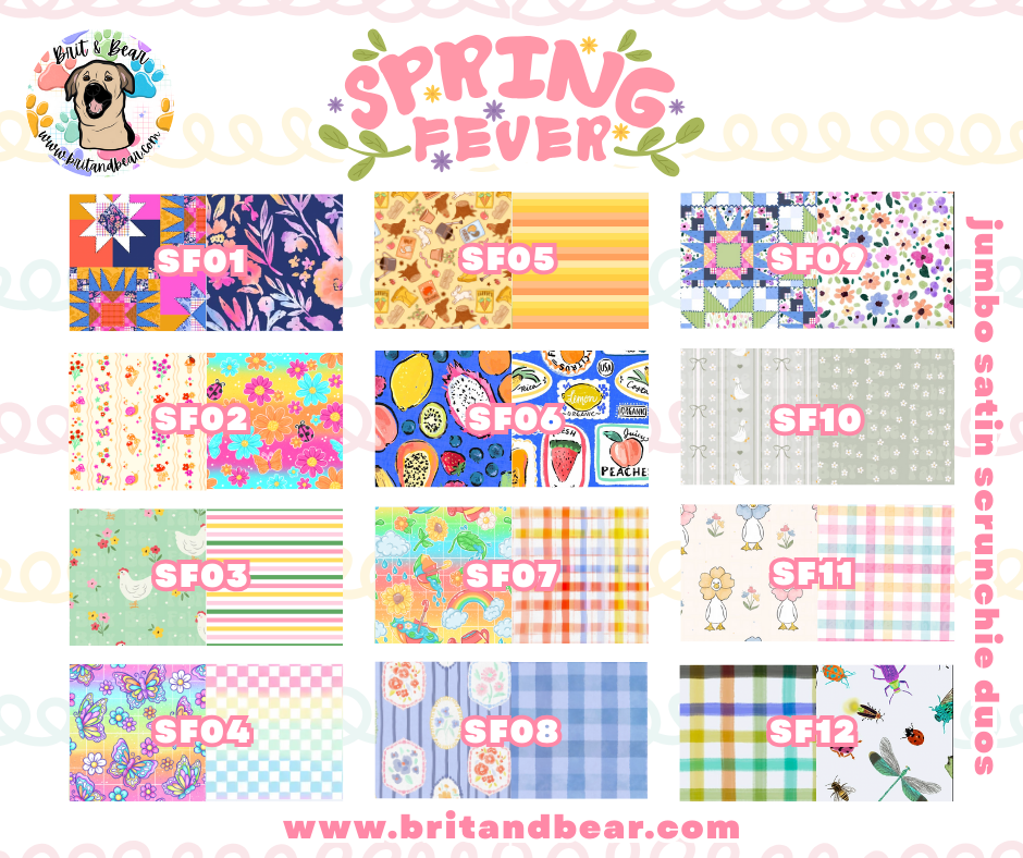 Spring Fever | Scrunchie Duo