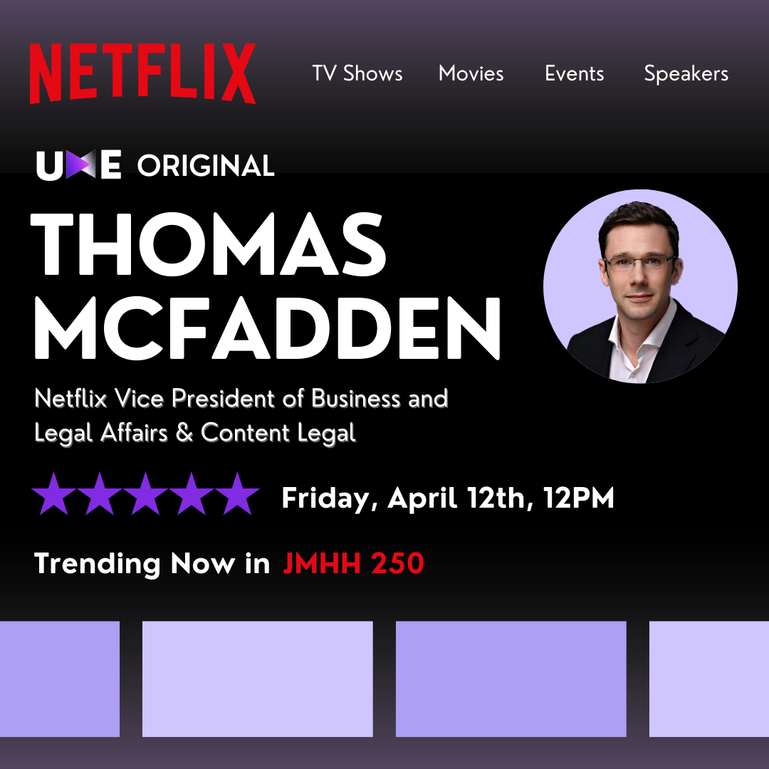 UME Speaker Series: Thomas McFadden