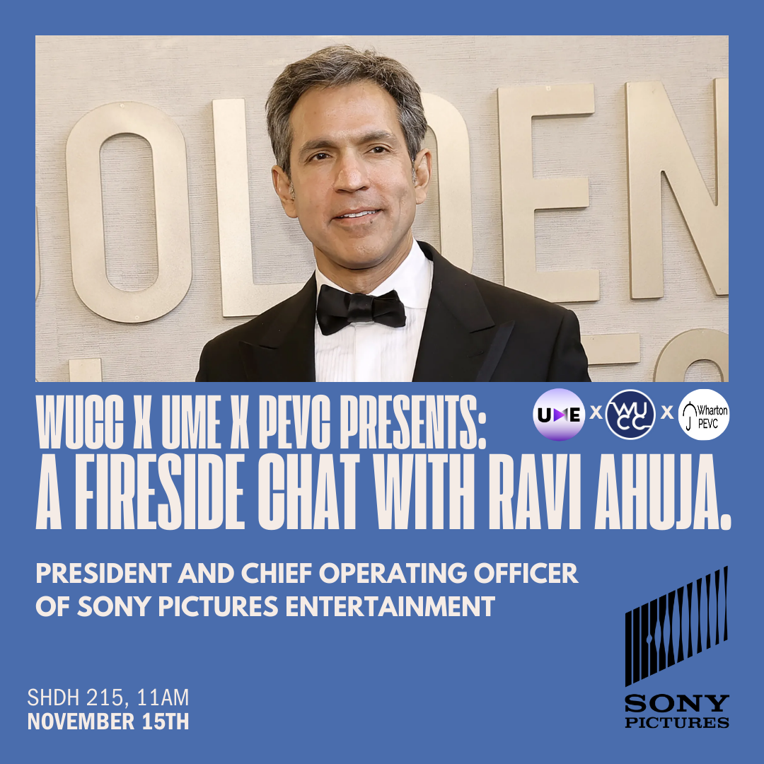 UME x WUUC x PEVC Present: Fireside Chat With Ravi Ahuja