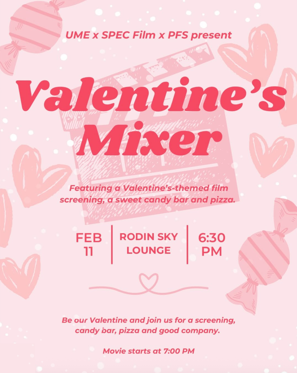 UME x PFS x SPEC Film Valentine's Day Mixer