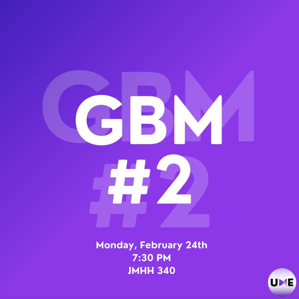 Second GBM Spring 2025