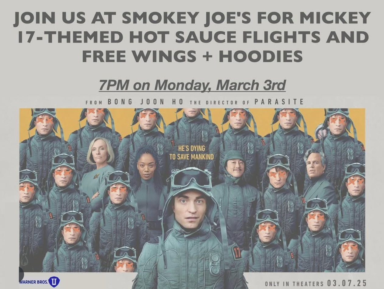 UME x WBU @ Upenn Presents: Mickey 17 Wings Night at Smokey Joe's