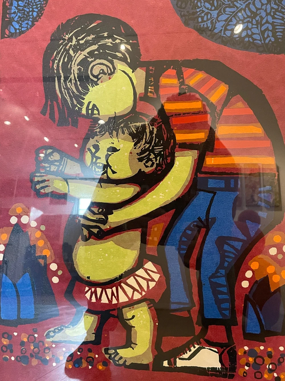 David Weidman Signed and Numbered ED of 250 Silkscreen walking