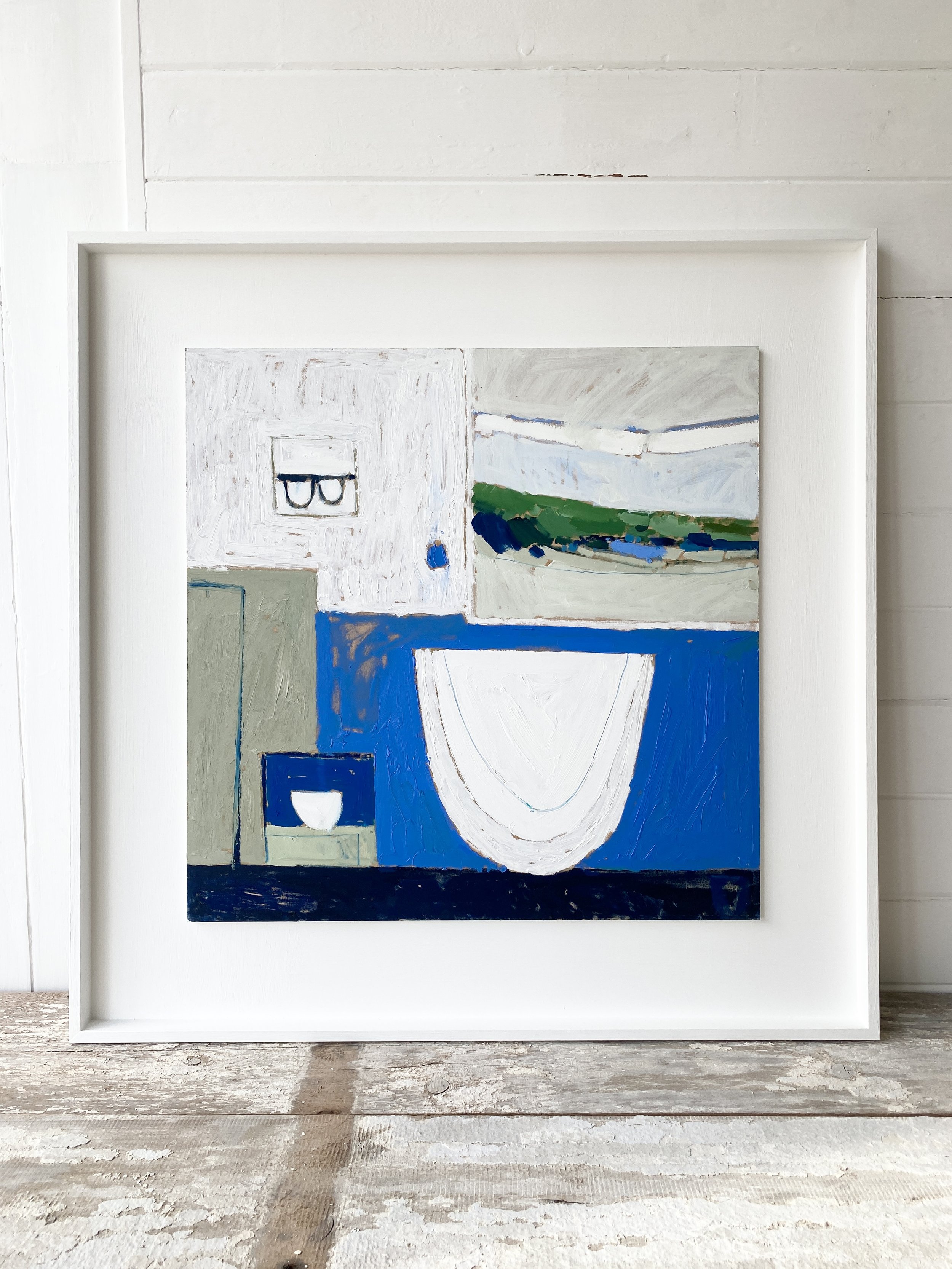 'White Vessel and Headland View - Porthmeor' - £1250