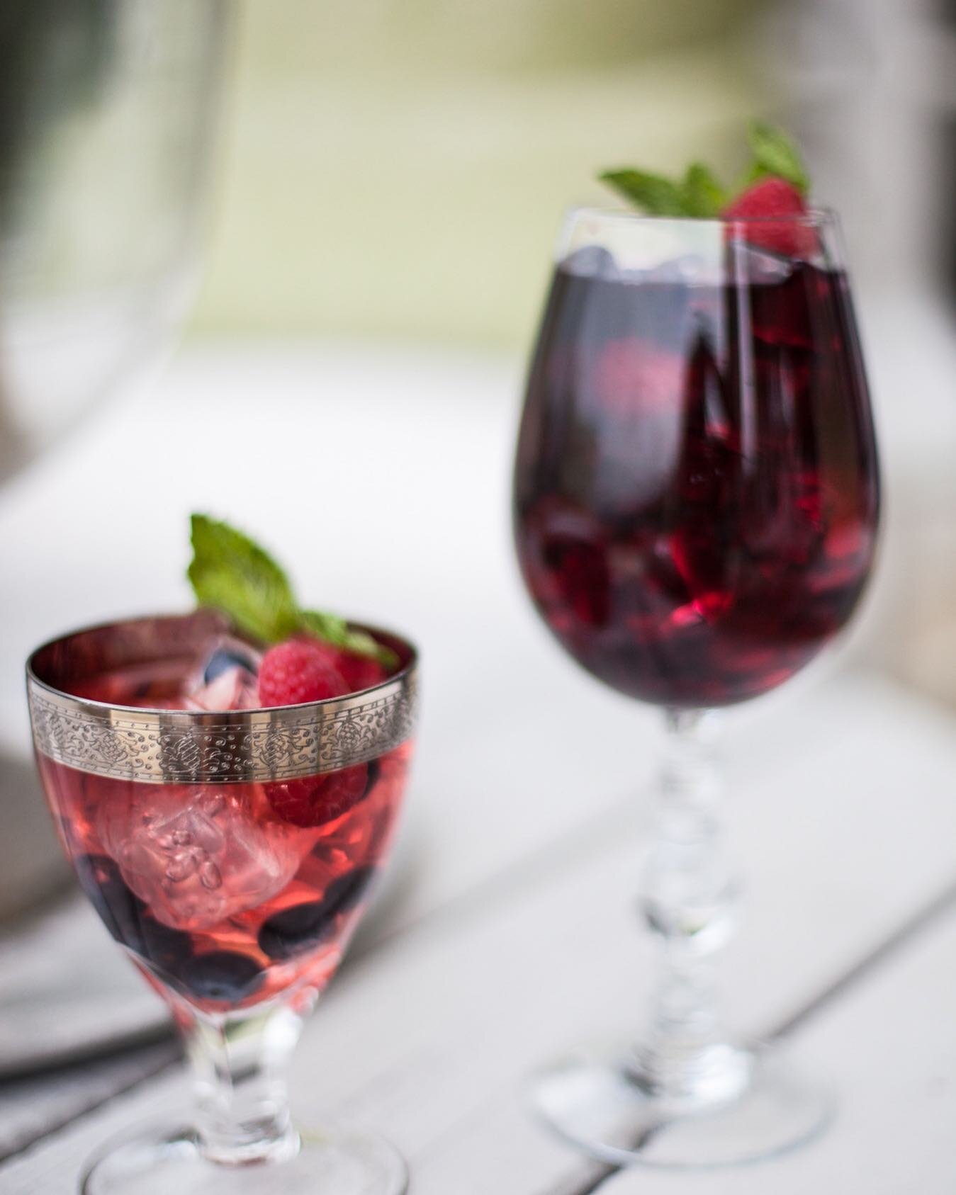 🌸 Fresh berries and a sprig of mint take our Vanderpump Sangria to the next level of fabulousness! What&rsquo;s your berry of choice?! #VanderpumpSangria