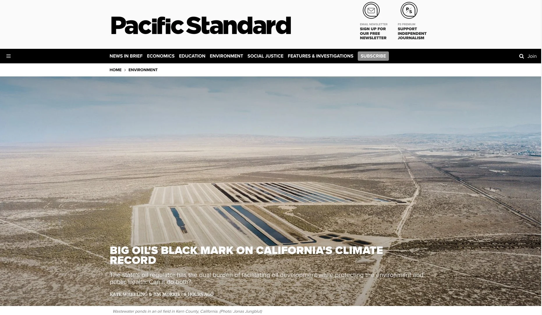 Central Valley for Pacific Standard 