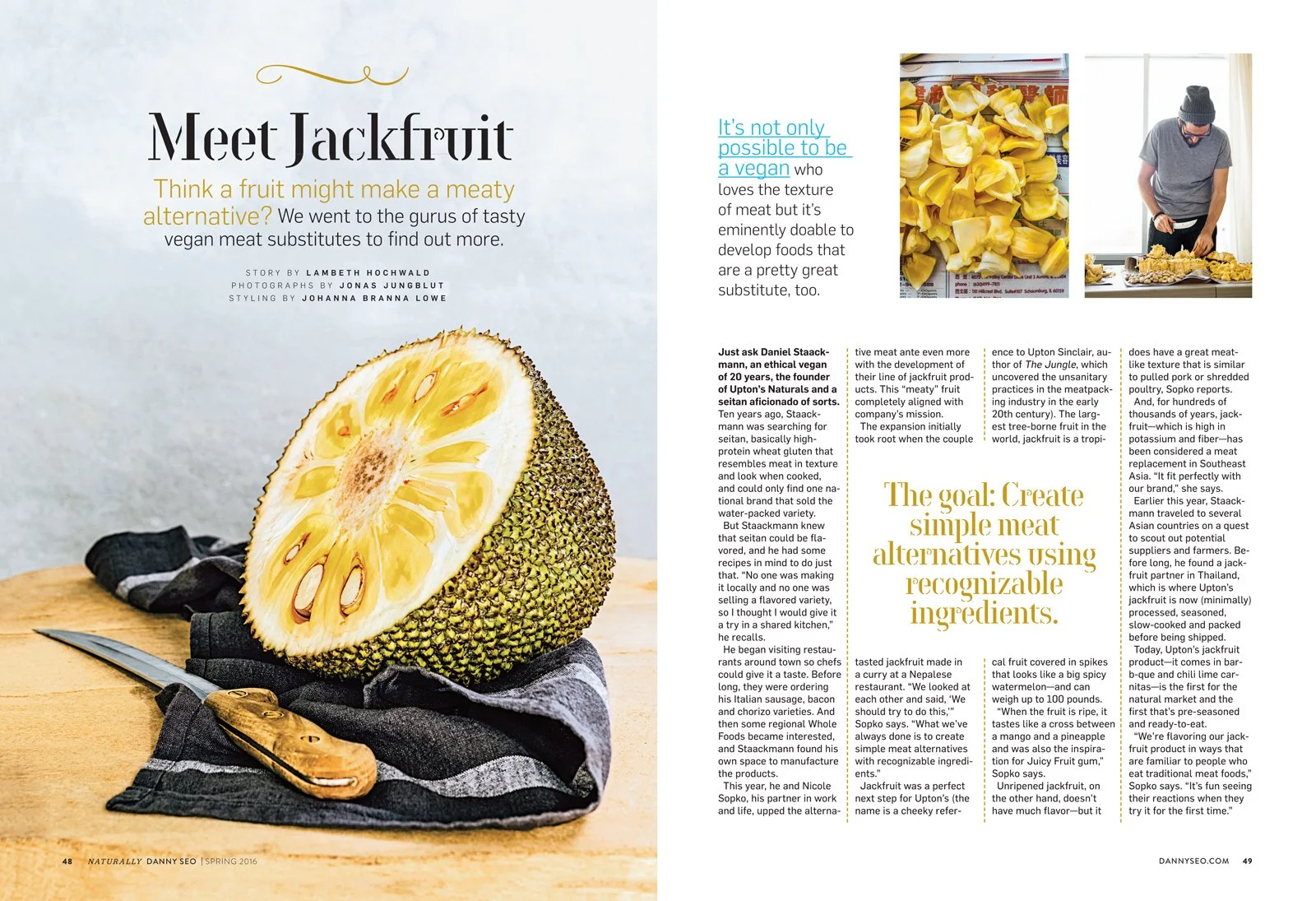 Meet Jackfruit for Naturally Danny Seo Magazine