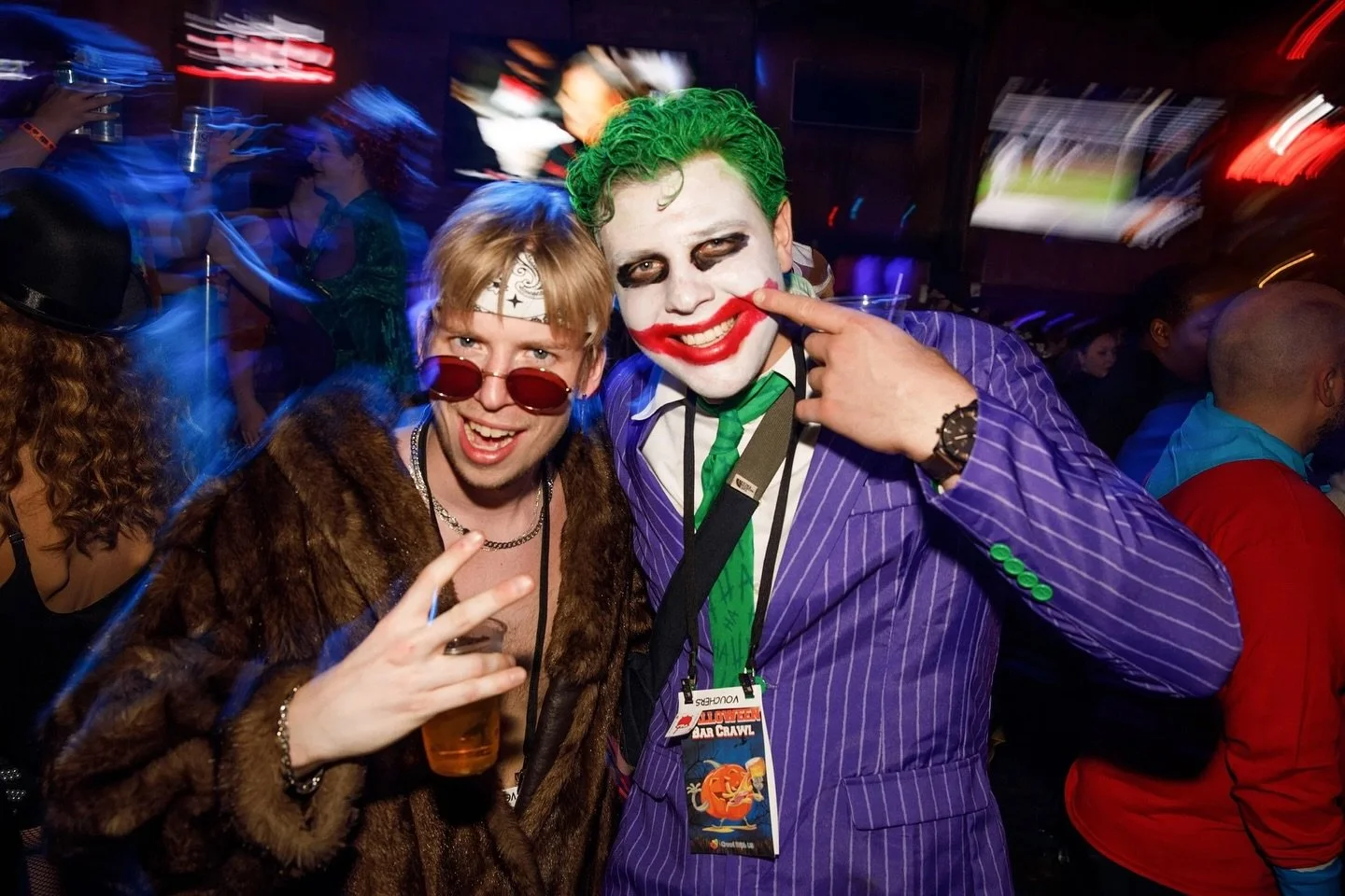 Asheville&rsquo;s TWO DAY Halloween Bar Crawl starts tonight! 🎃

Our spooky specials include:
💉 $2 Jello Shots (while supplies last)
🧙&zwj;♀️ $6 Witches Brew
👻 $6 Spooky Juicy
🍺 $1 Off Domestic Beer

See you tonight! 👻