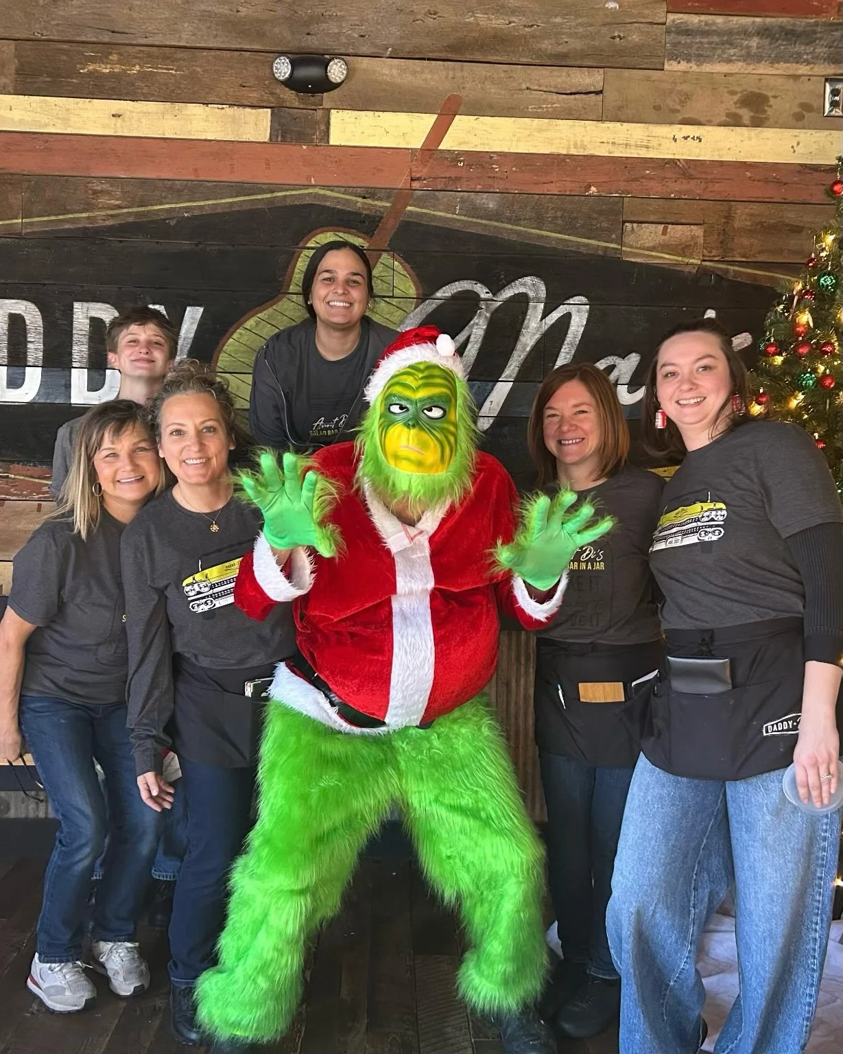 If you missed The Grinch at Grunch today, you have one more chance! Join us tomorrow for a special brunch with the green man himself. 11am - 3pm!
