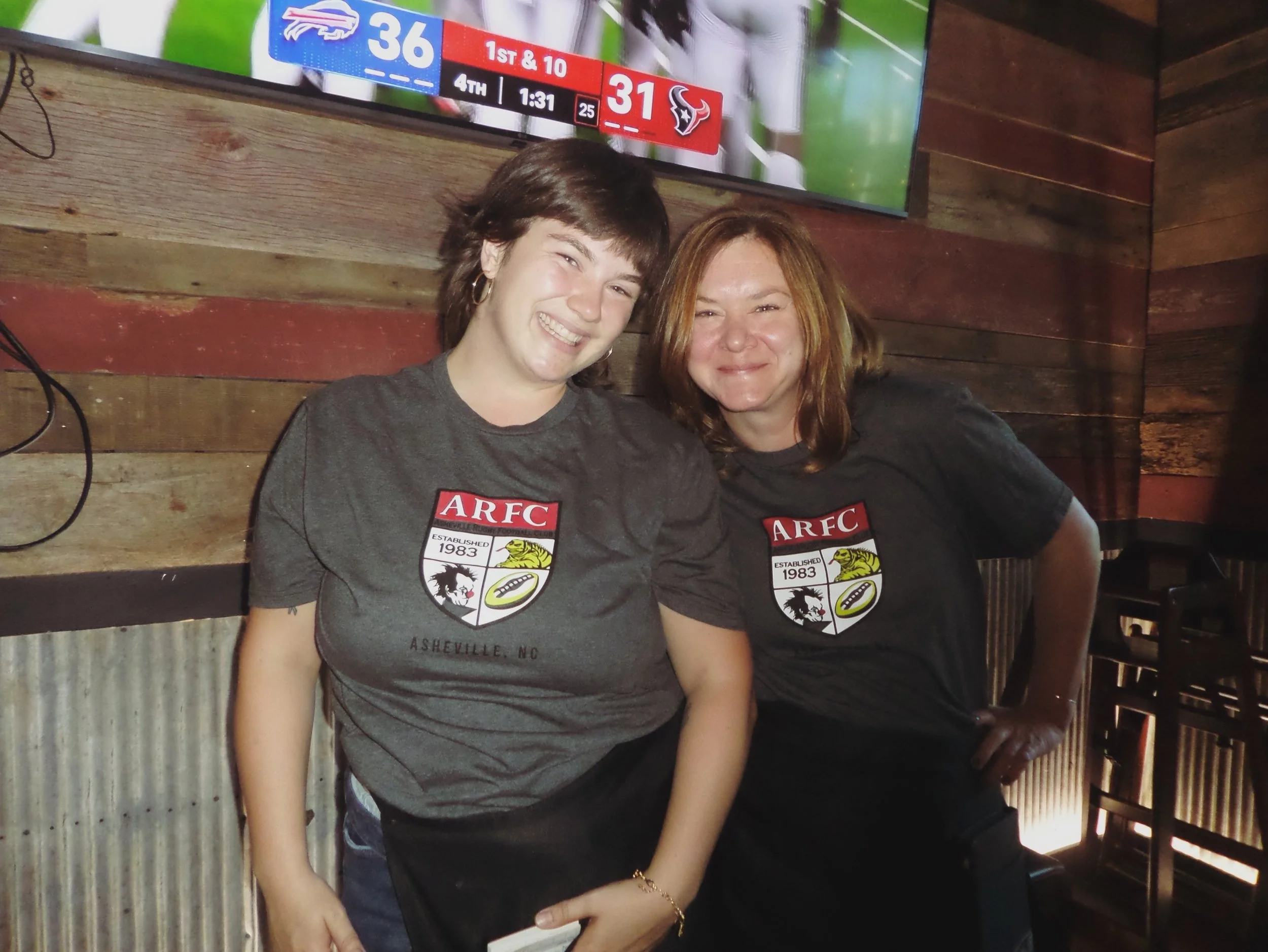 Their balls may be oddly shaped, but at least the have cool shirts. New Daddy Mac&rsquo;s rugby merch is now available for purchase in-store! 

Come out with us to support @asheville_rugby this Saturday at their first home game! Let&rsquo;s go, boys.