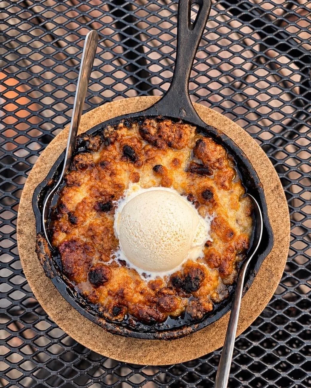 We're happy to welcome the return of Nana's Blackberry Crumble! 

A story from our owner, Dave: "Every summer with Nana and Papa, I'd pick blackberries on Hancock Mountain. I knew the more blackberries I brought home, the more Blackberry Crumble
