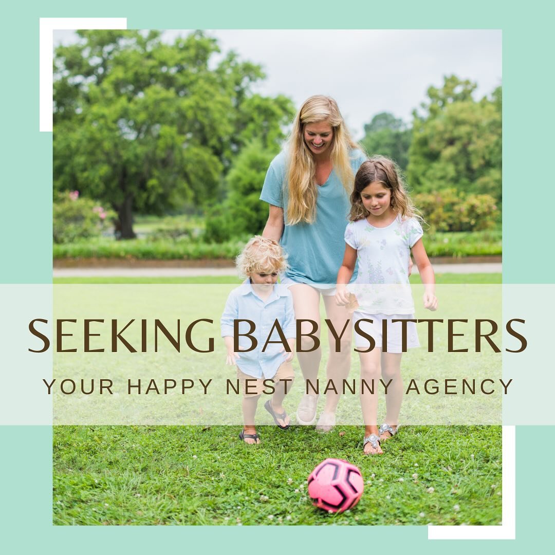 Attention Charleston nannies and babysitters! As summer is approaching we are looking to add new babysitters to our roster for week day fill in jobs and weekend babysitting. If you have 3 years of childcare experience, great references, and love work