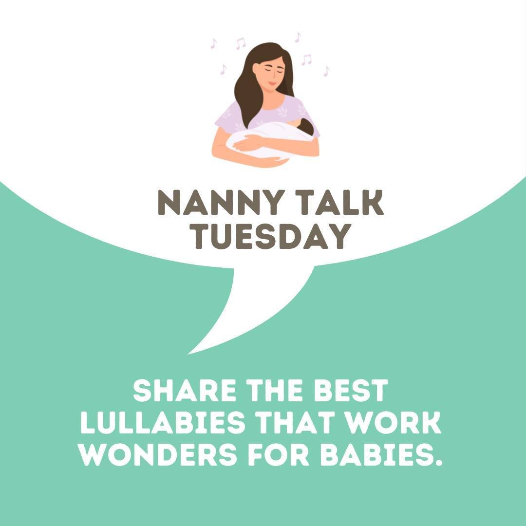 Let's create a treasure trove of calming tunes for all nannies (and parents!) to use. Share your tips and tricks in the comments below! 🎶