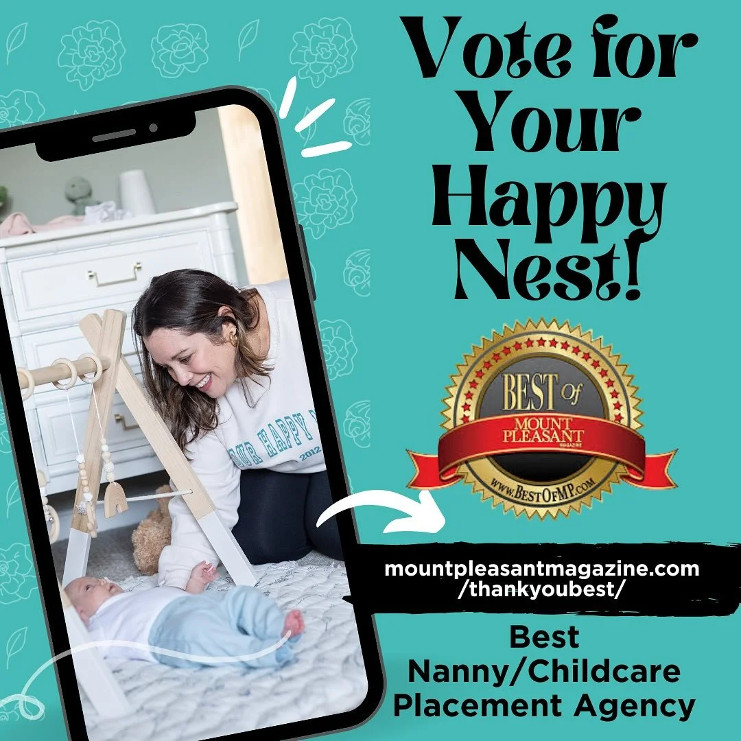 Today is (apparently😅) the last day to vote for the Mount Pleasant Magazine&rsquo;s Best of Contest! We would love your vote for &ldquo;Best Nanny/Childcare Service&rdquo;. Thanks for the support! Link in bio or our stories to vote 🤩 https://mountp
