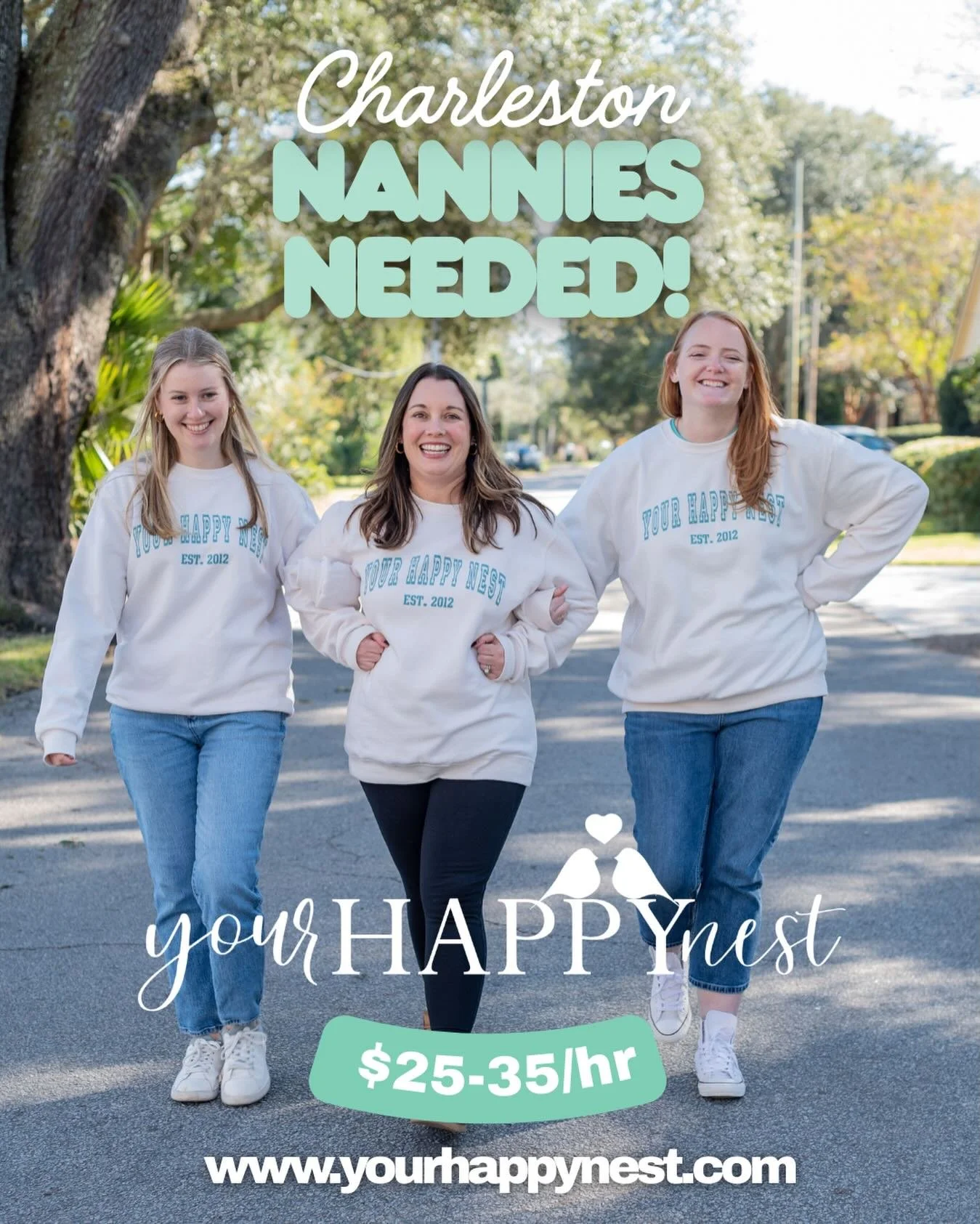 Nannies &mdash; Charleston families are hiring! 🌴
Your Happy Nest is currently placing multiple nanny positions across the Charleston area, and we&rsquo;re looking for experienced, professional nannies who are ready for their next great role!

✨ Wha