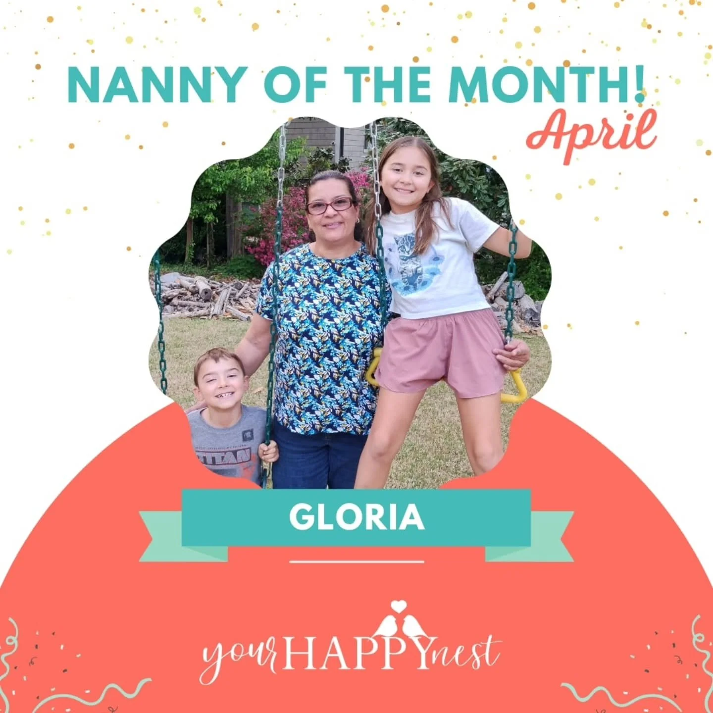 We&rsquo;re excited to celebrate Gloria as Your Happy Nest&rsquo;s Nanny of the Month!

Gloria is a warm, friendly, and experienced nanny who brings a genuine love for supporting families to her work each day. She has cared for children of all ages, 