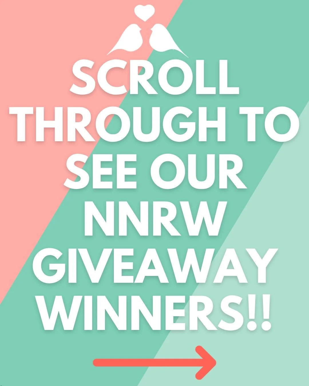 Winners announced!! Congrats to everyone and we hope you had a wonderful NNRW where you did something special for yourself or you got a little spoiled!