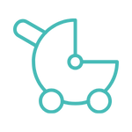 baby stroller icon