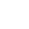 White number one icon inside a circular outline on a transparent background.
