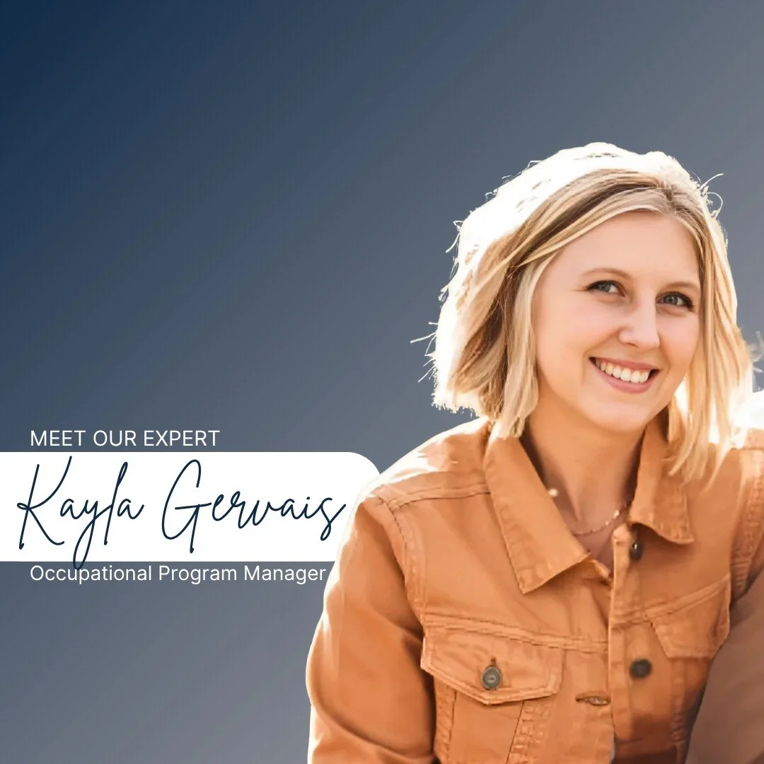 Hi! I'm Kayla Gervais, COTA/L, the newest addition to the SENSE-ational Spaces team as an Occupational Program Manager. 

I am a true Minnesotan, born and raised in Hinckley, MN. I currently reside on the Iron Range in Tower, MN. I received my Occupa