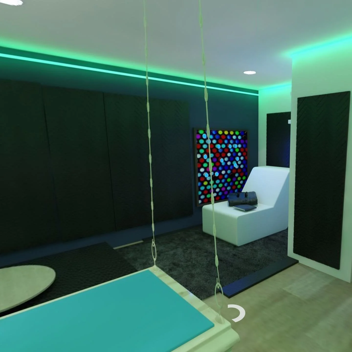 One of our favorite parts of what we do is being able to SHOW our clients exactly how their unique space will be transformed with a 3D walk through to go with their DIY-er and Dreamer SENSE-ational Proposals!
.
#senseationalspaces #sensoryroom #semso