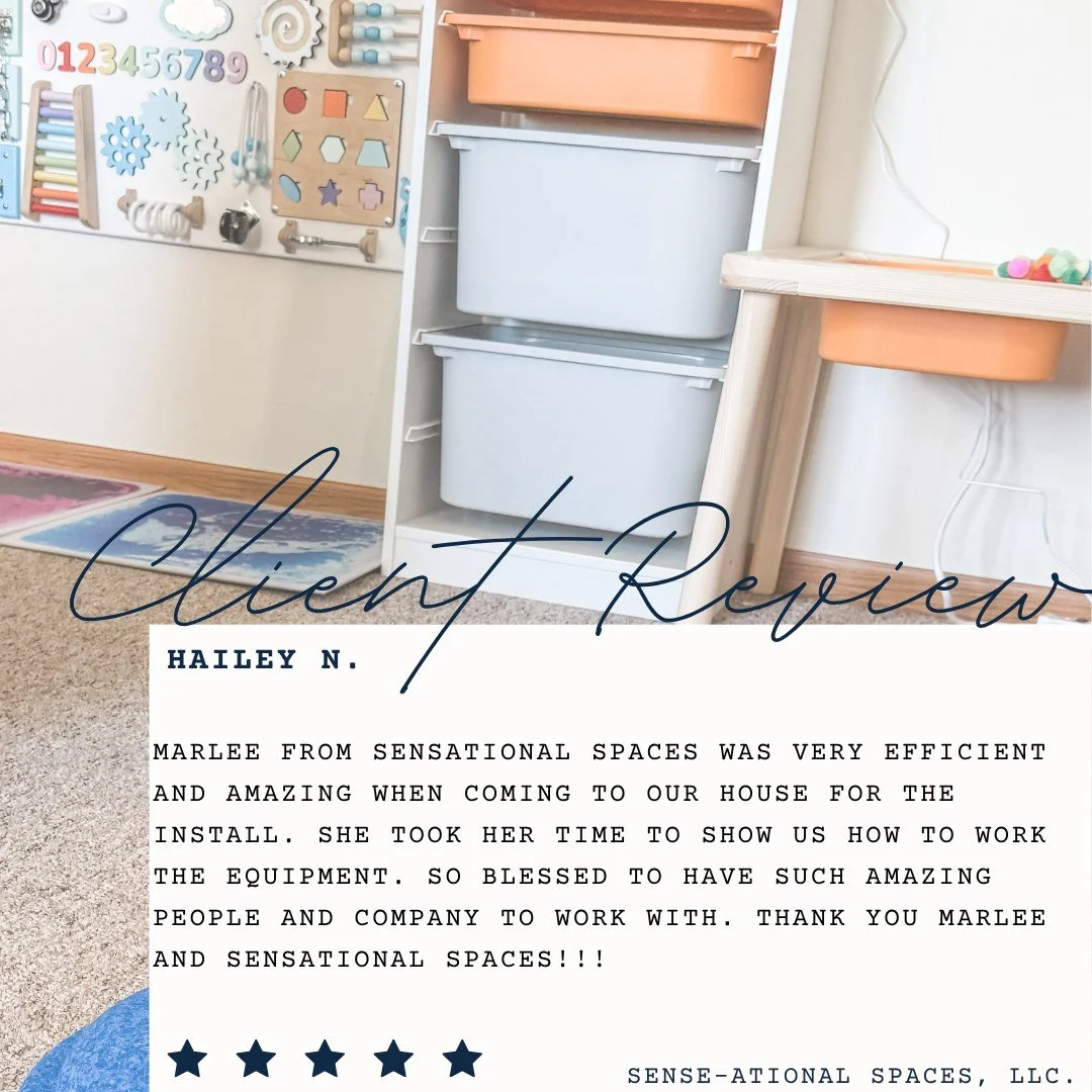 So grateful for kind words like these! 🤍
Creating supportive, functional spaces for families is what we love most. Thank you for trusting us to be part of your journey!
#ClientLove #senseationalSpaces #HomeModifications #makingspaceswork #sensorypla
