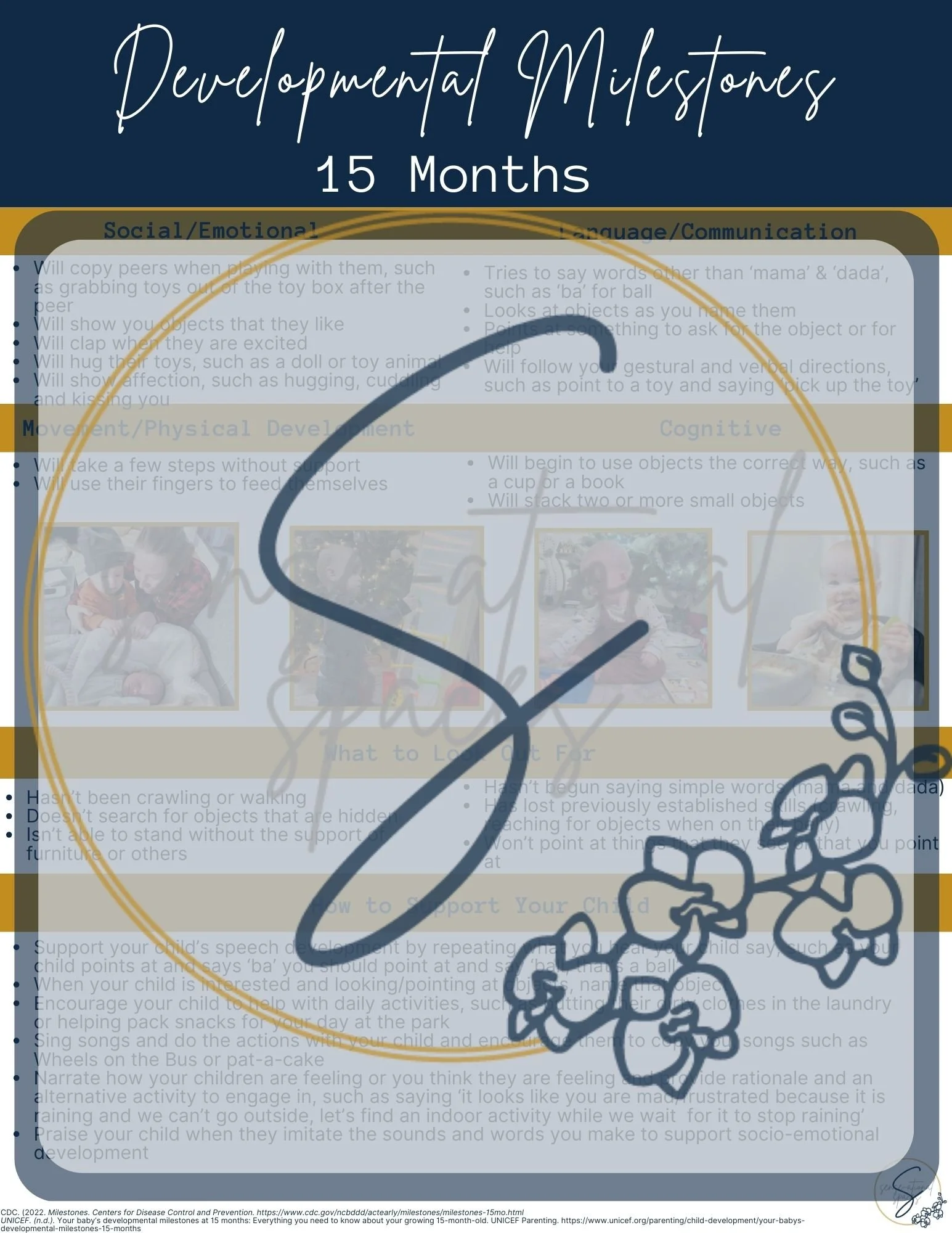 Developmental Milestones - 15 months — SENSE-ational Spaces