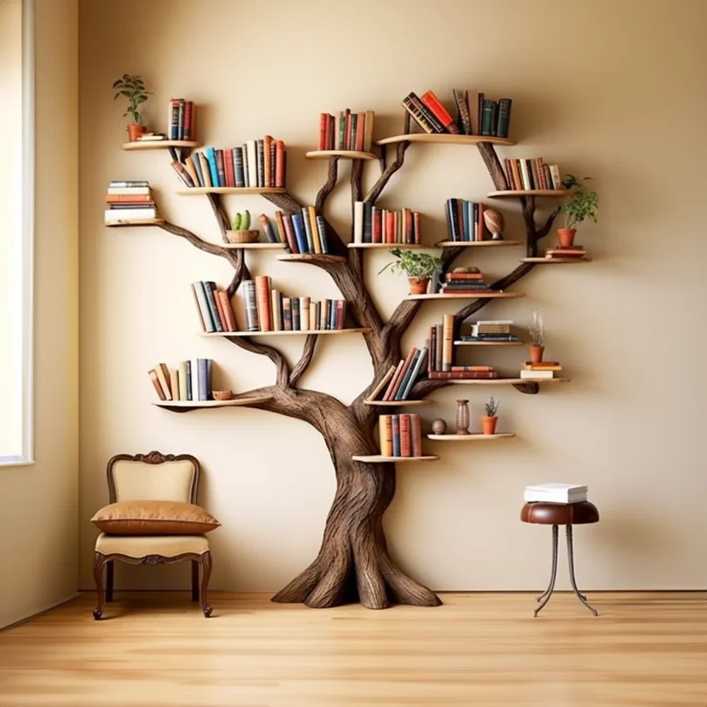 Tree Bookshelf (Dark Brown)