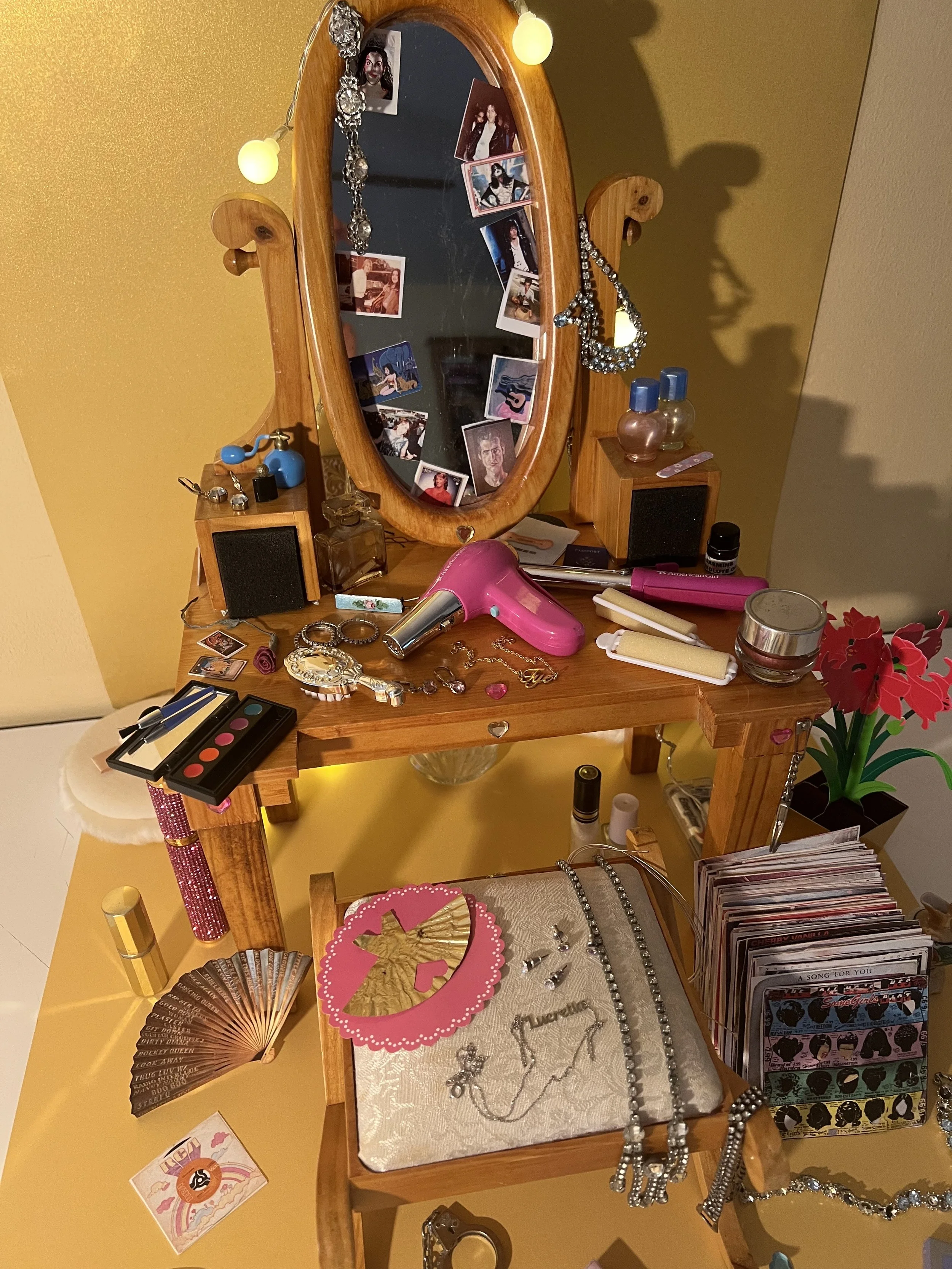 Music Groupie Dressing Table Groupie Feminism art series top off.jpeg