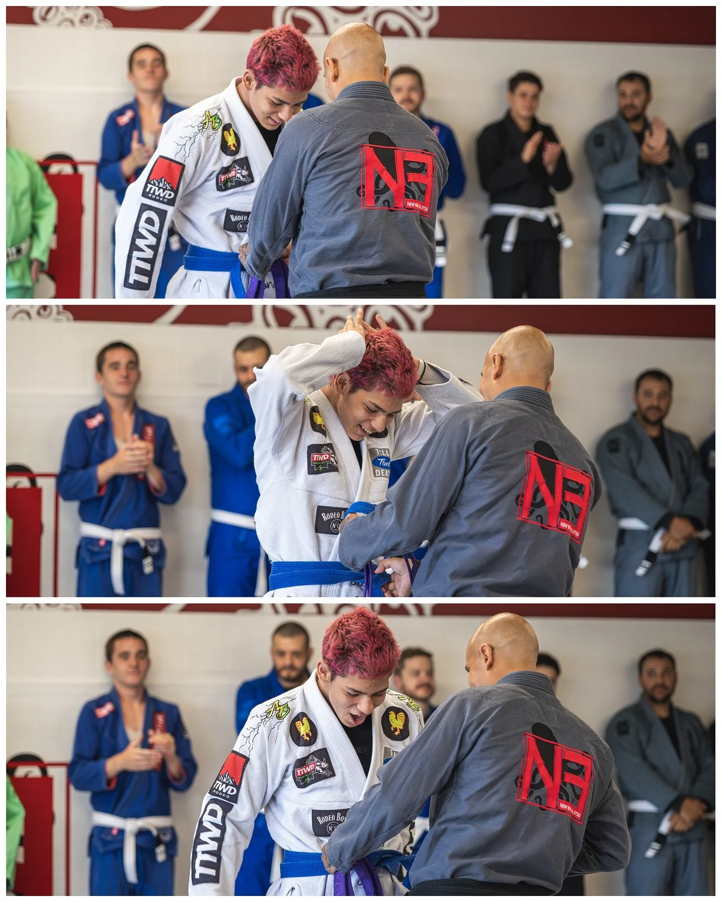 Photos from the July belt ceremony at @nejiujitsu are available now. Link in bio, or shoot a DM! 

Congrats to everyone and keep up the hard work. Just like everything in life: you get back what you put in to it. 

If you&rsquo;re in the north metro 
