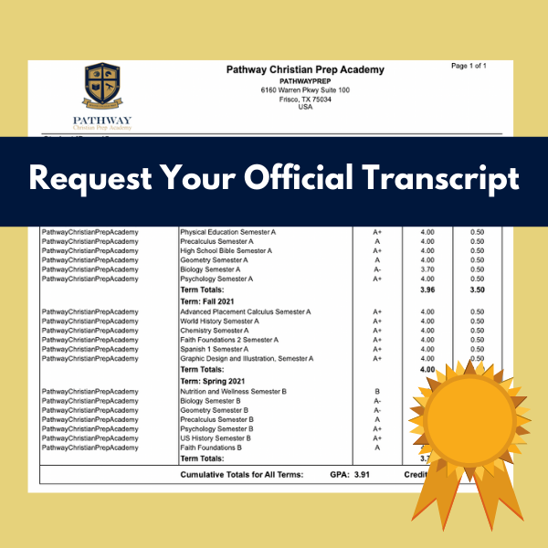 Official Transcript — Pathway Christian