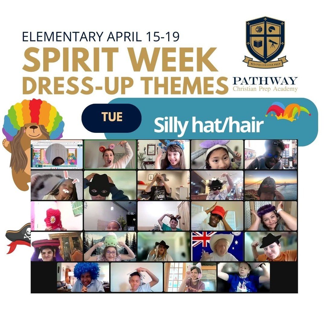 We had an amazing Spirit Week! Thank you to everyone who participated and made our virtual learning environment both enjoyable and meaningful.
 #virtuallearning #spiritweek