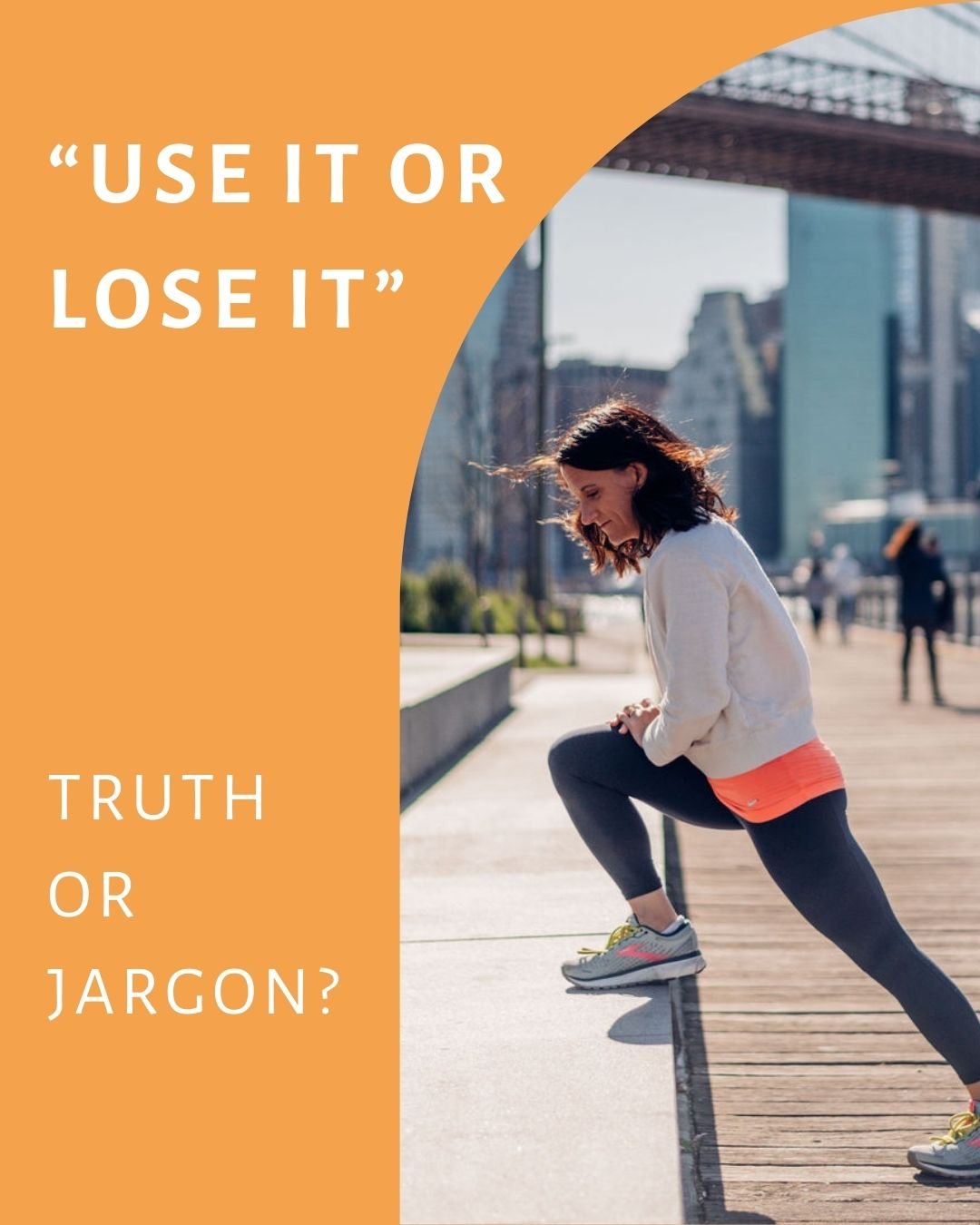 Is &ldquo;use it or lose it&rdquo; true for exercise or is it all just marketing jargon?

A little over a year ago I had knee surgery. The anticipated recovery time was around 6-weeks to get back to a baseline of activity. 

To prepare, I worked with
