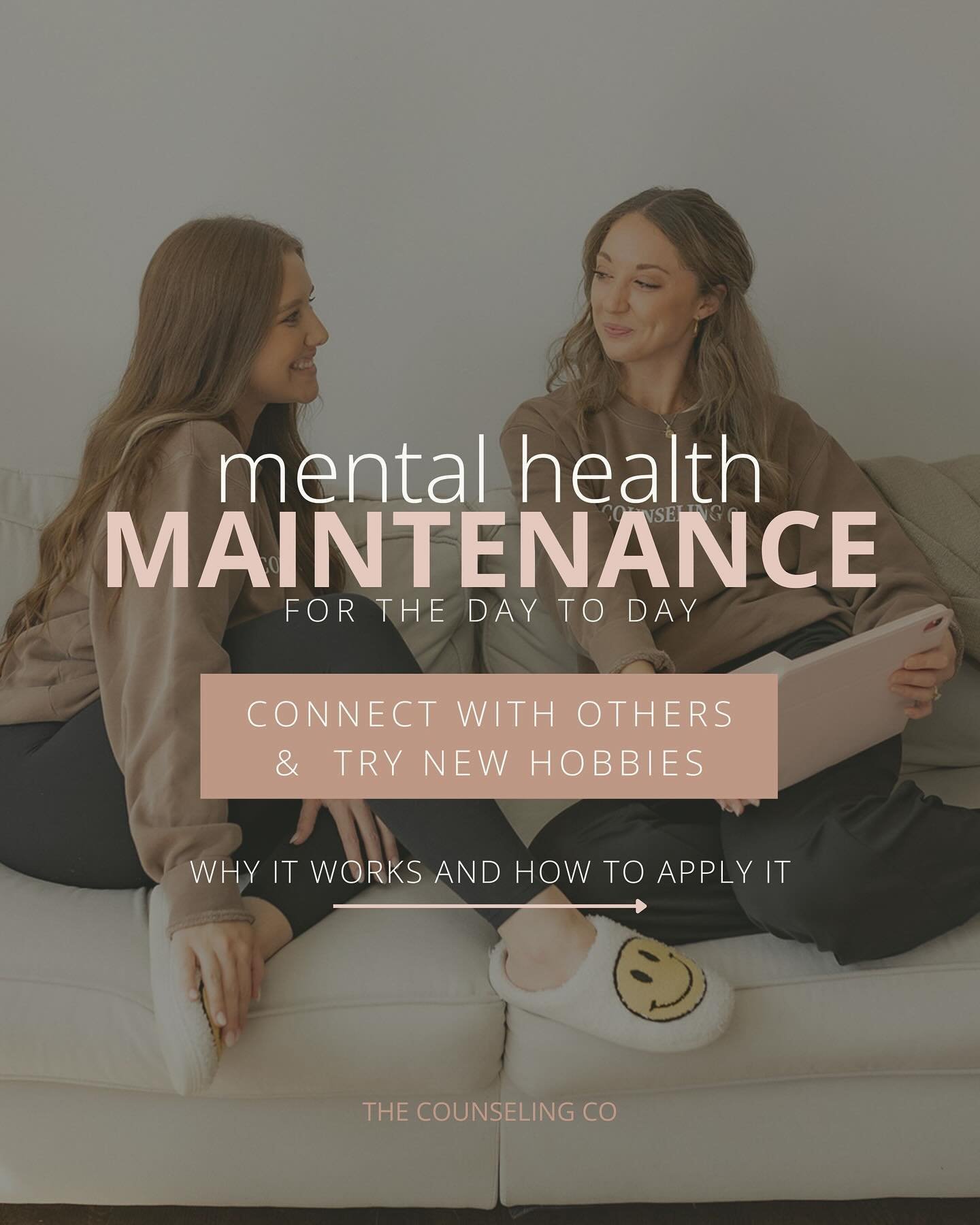 ✨Connection✨ Maintaining social connections is essential for mental health and well-being. Social support provides a sense of belonging, validation, and emotional support during challenging times. 

Whether through in-person interactions or virtual c