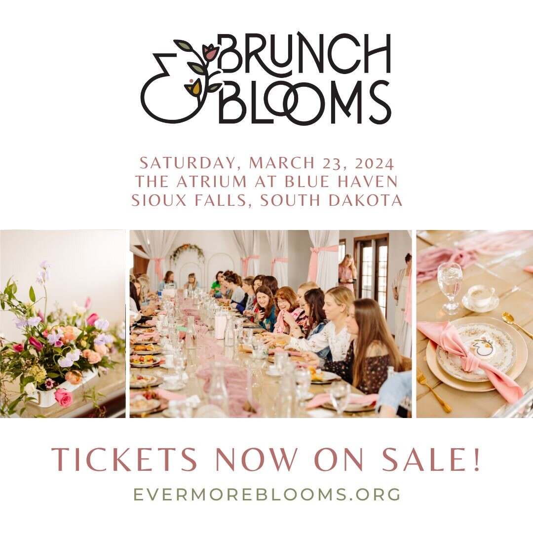 💐TODAY IS THE DAYYYY! Brunch &amp; Blooms tickets are now LIVE at evermoreblooms.org! We can't wait to see you, hug you, spoil you, laugh with you, cry with you. Comment below after you've snagged your ticket! 

P.S. VIP tickets sold out within hour