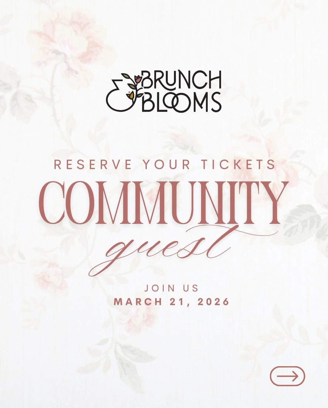 It has been a dream of ours to make Brunch &amp; Blooms free to attend, and we are OVERJOYED that that dream has come true for this years&rsquo; event! 🥹🙌

We&rsquo;ve opened up as many seats as we possibly can to take full advantage of the incredi
