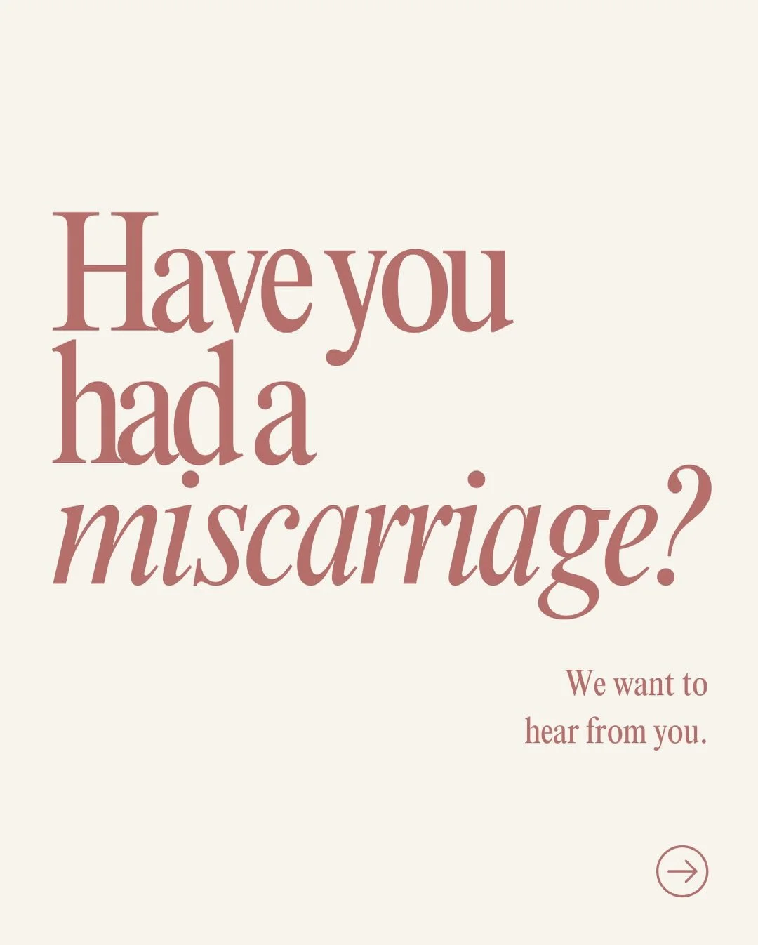 We have an opportunity to create something special. We can&rsquo;t say much about it yet, but our hope is that it&rsquo;ll be a valuable resource for both miscarriage families, and those who are supporting families going through loss.

While words of