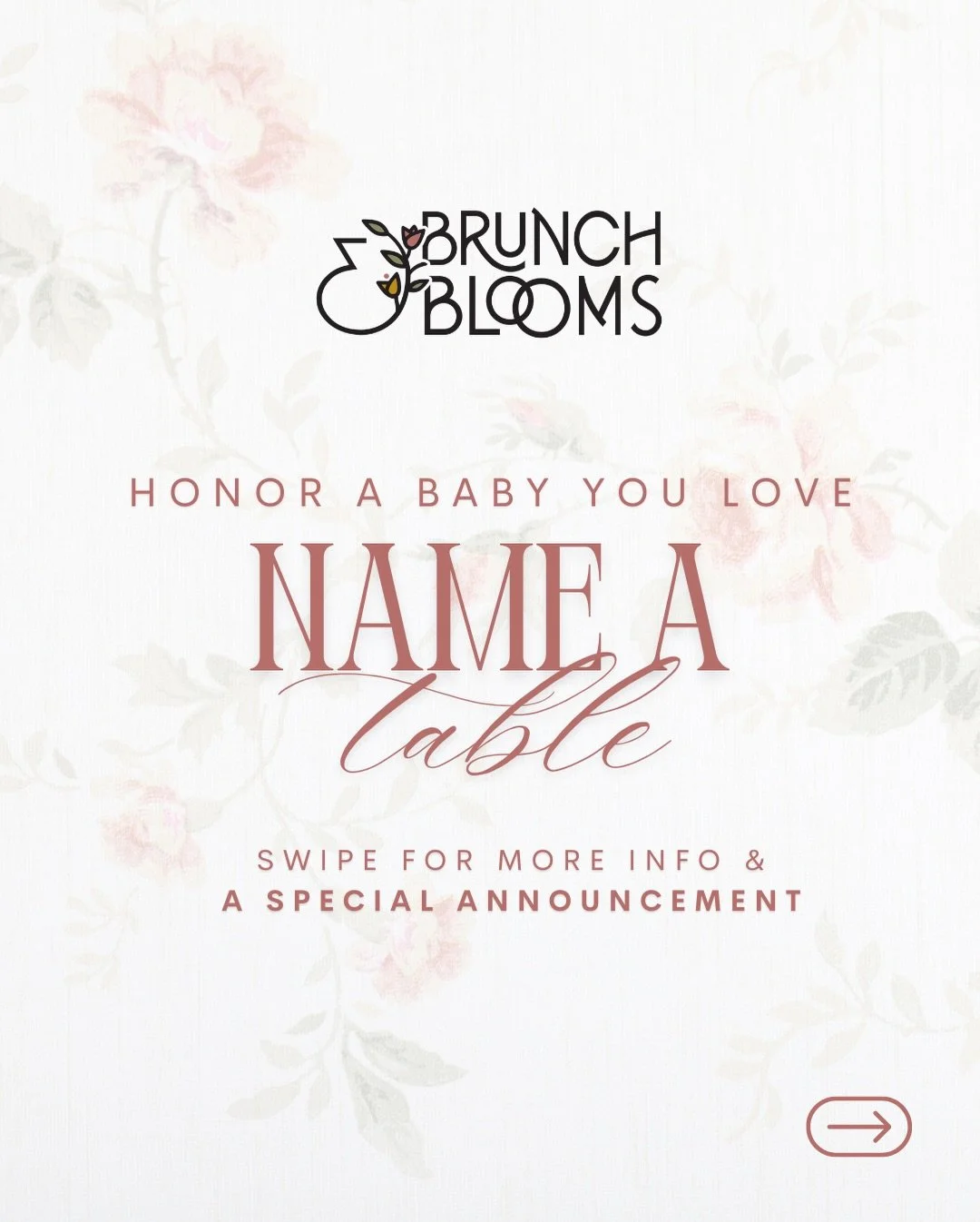 Our goals for Brunch &amp; Blooms have always been:

1️⃣ Bring women together in a supportive community.
2️⃣ Joyfully honor and remember the babies we love and miss.

This year, we made a slight change to one of our sponsorship tiers to ensure that o