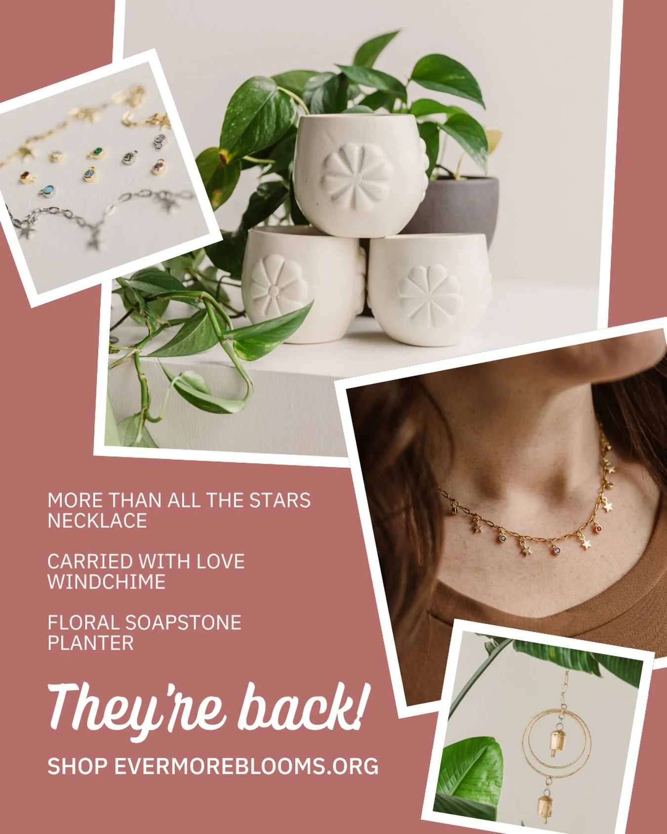 You&rsquo;ve been asking, and the wait is OVER! These beauties are back in stock in the Bloom Boutique!

✨More Than All The Stars Necklace✨
The love we have for our babies is more than all the stars. 
Choose from the adorable 5 star charm base design