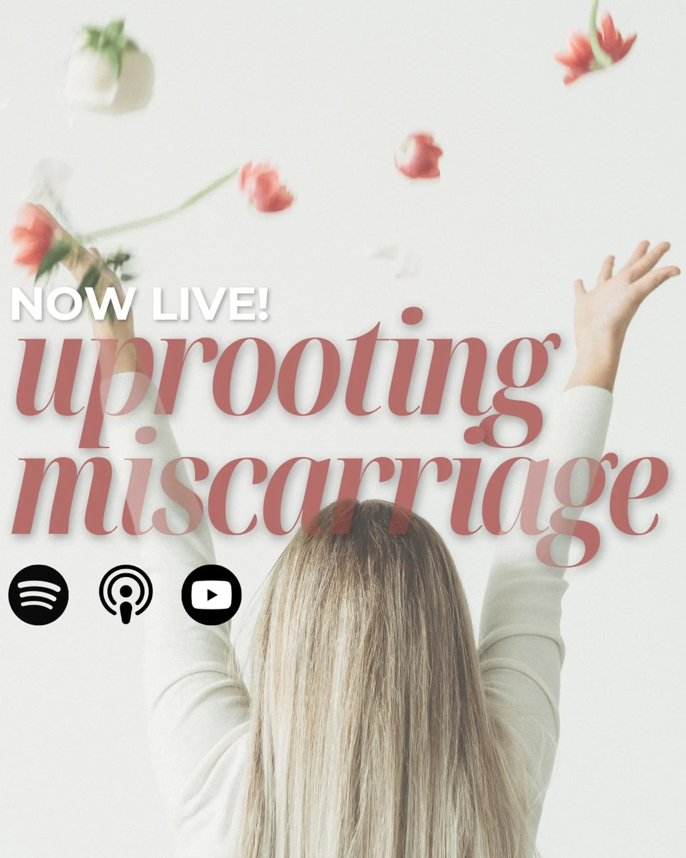 The wait is over! Our new resource series, Uprooting Miscarriage is now LIVE on YouTube, Spotify &amp; Apple Podcasts! 🙌🥹

We&rsquo;d be grateful for your support in spreading the word of this resource so it can help as many people as possible. Her